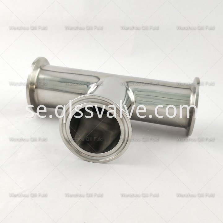 Sanitary pipe fittings Tee x2